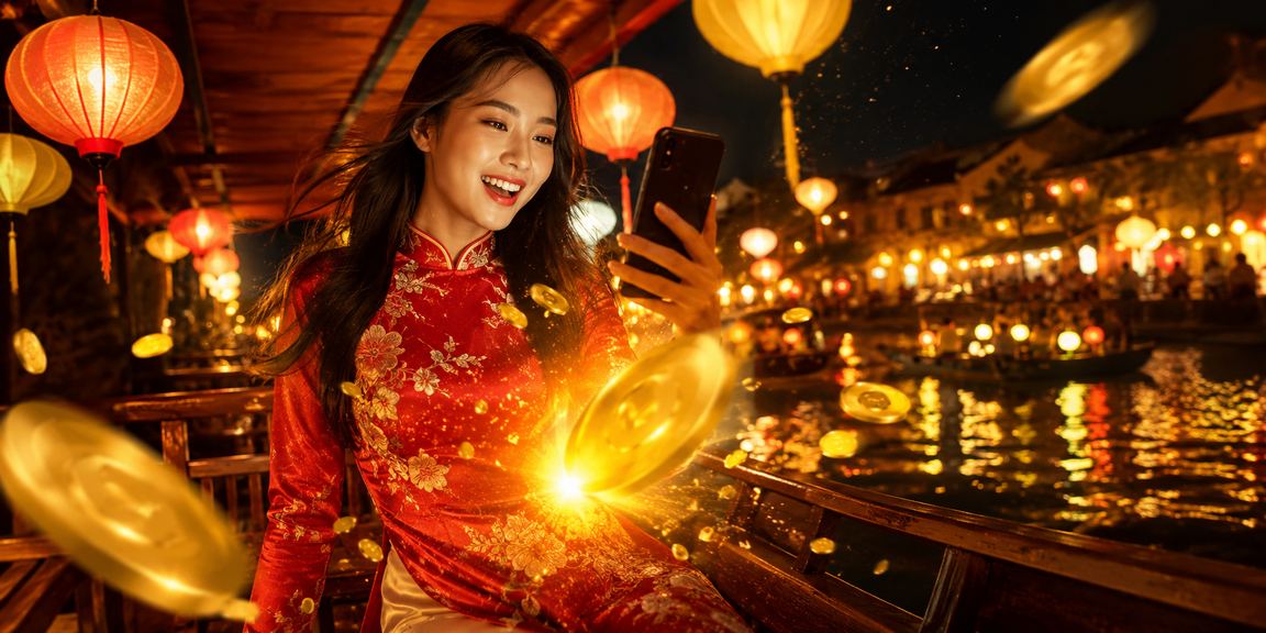 Khung cảnh cá cược thể thao tại Hà Nội với đèn lồng trang trí